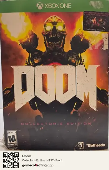 Doom Xbox One, NTSC box front