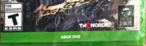 Darksiders Genesis, the ESRB box on its front