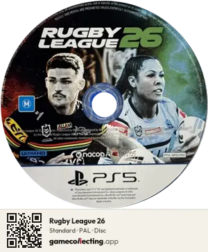 Rugby League 26 PlayStation 5, PAL disc