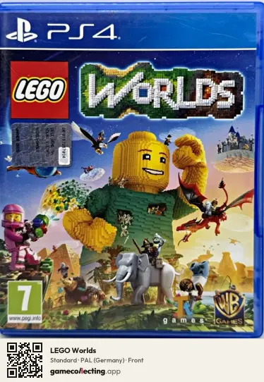 LEGO Worlds PlayStation 4, Germany box front