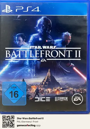 Star Wars Battlefront II PlayStation 4, Germany box front