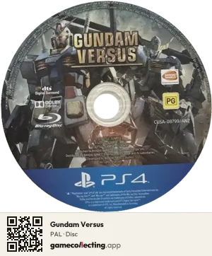 Gundam Versus PlayStation 4, PAL disc