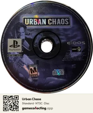 Urban Chaos PlayStation, NTSC disc