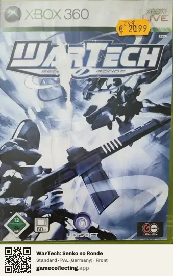 WarTech: Senko no Ronde Xbox 360, Germany box front