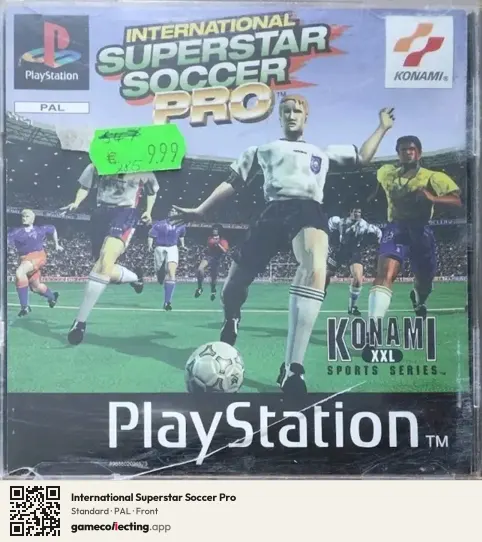 International Superstar Soccer Pro PlayStation, PAL box front