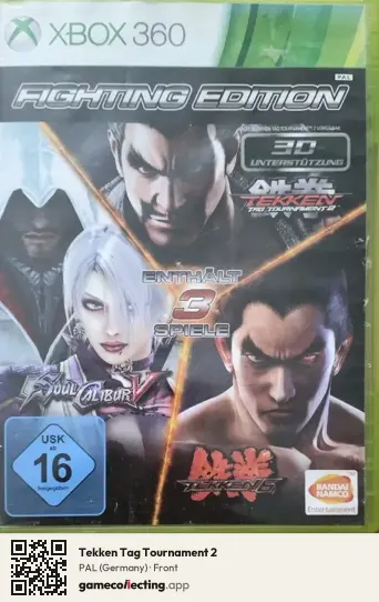 Tekken Tag Tournament 2 Xbox 360, Germany box front