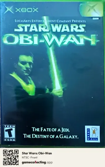 Star Wars: Obi-Wan Xbox, NTSC box front