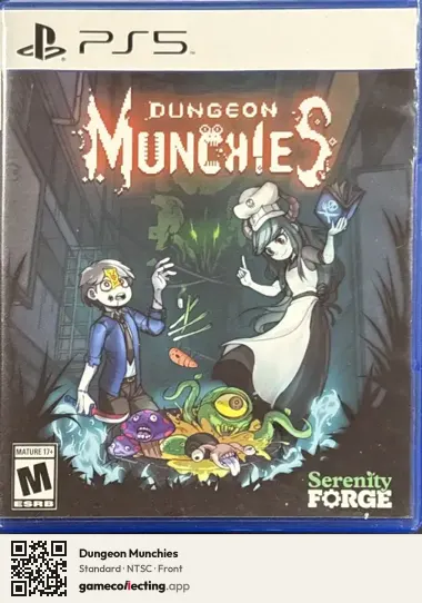 Dungeon Munchies PlayStation 5, NTSC box front