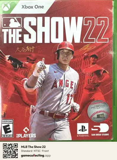 MLB The Show 22 Xbox One, NTSC box front