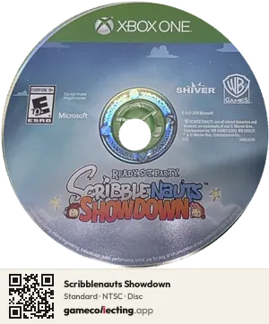 Scribblenauts Showdown Xbox One, NTSC disc