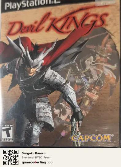 Sengoku Basara PlayStation 2, NTSC box front
