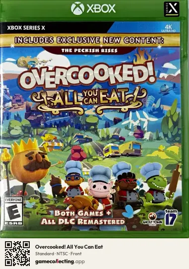 Overcooked! All You Can Eat Xbox Series X, NTSC box front