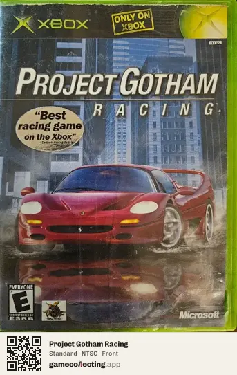 Project Gotham Racing Xbox, NTSC box front