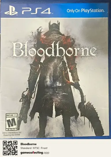 Bloodborne PlayStation 4, NTSC box front