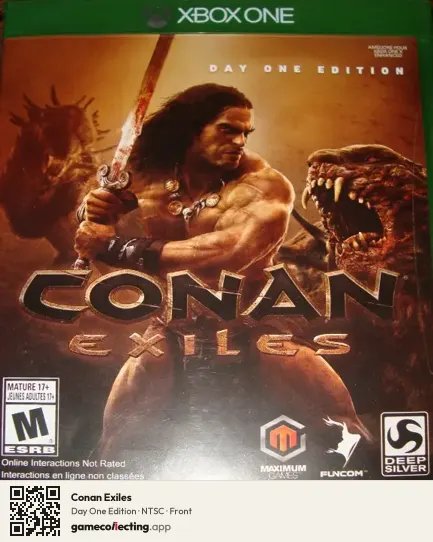 Conan Exiles Xbox One, NTSC box front