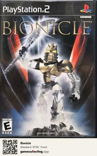 Bionicle PlayStation 2, NTSC box front