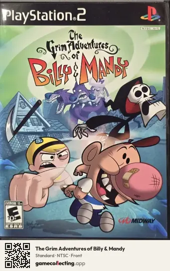 The Grim Adventures of Billy & Mandy PlayStation 2, NTSC box front