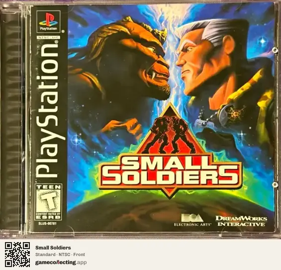 Small Soldiers PlayStation, NTSC box front