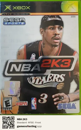 NBA 2K3 Xbox, NTSC box front