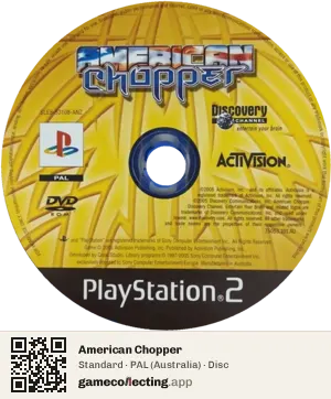 American Chopper PlayStation 2, PAL disc