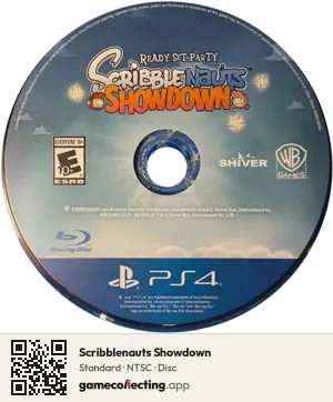 Scribblenauts Showdown PlayStation 4, NTSC disc