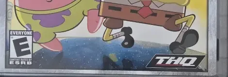 The SpongeBob SquarePants Movie, the ESRB box on its front