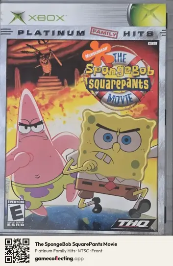 The SpongeBob SquarePants Movie Xbox, NTSC box front