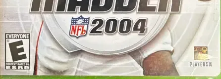 Madden NFL 2004, the ESRB box on its front