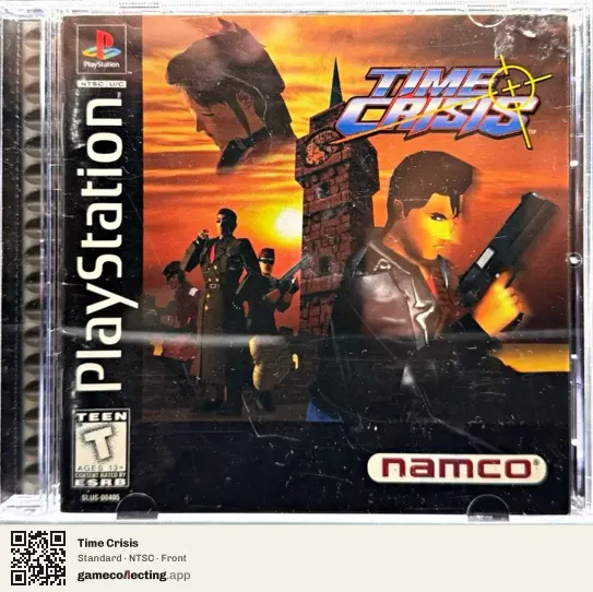Time Crisis PlayStation, NTSC box front