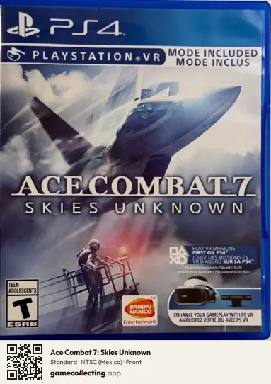 Ace Combat 7: Skies Unknown PlayStation 4, Mexico box front