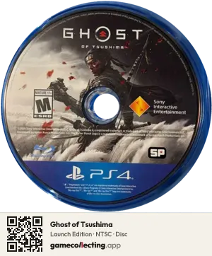 Ghost of Tsushima PlayStation 4, NTSC disc