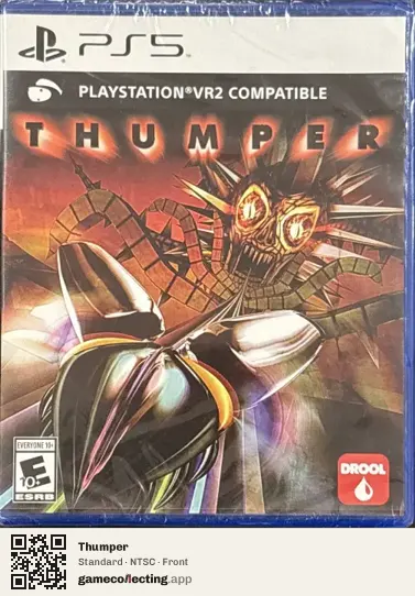 Thumper PlayStation 5, NTSC box front