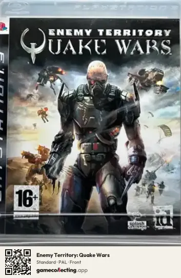 Enemy Territory: Quake Wars PlayStation 3, PAL box front