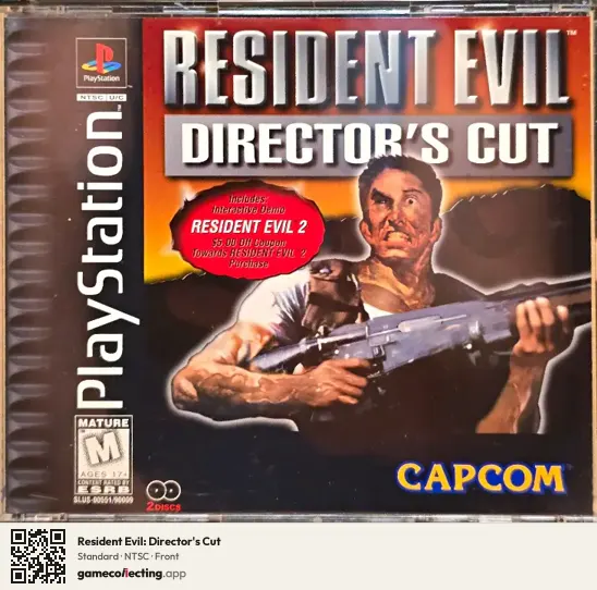 Resident Evil: Director's Cut PlayStation, NTSC box front