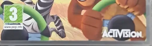 DreamWorks Madagascar Kartz, the PEGI square on its front