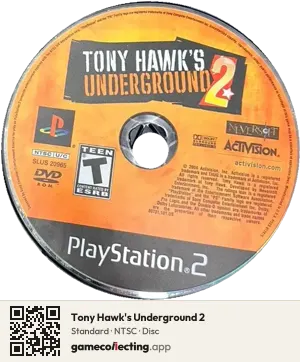 Tony Hawk's Underground 2 PlayStation 2, NTSC disc