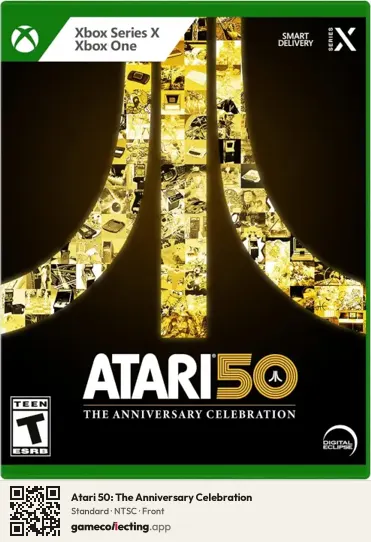 Atari 50: The Anniversary Celebration Xbox Series X, NTSC box front