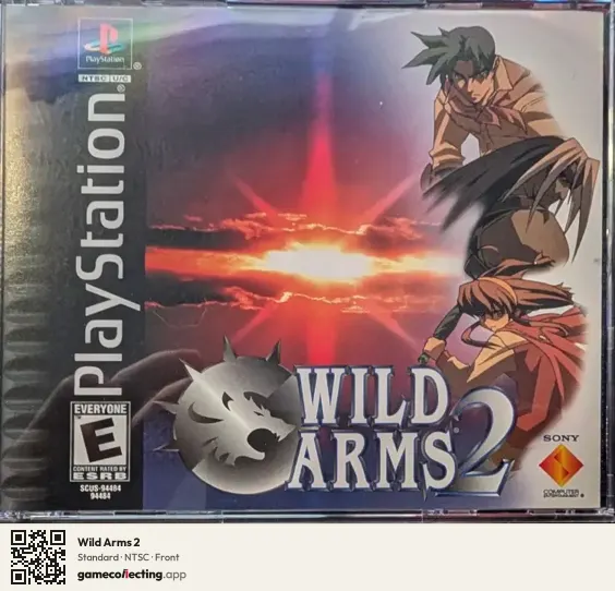 Wild Arms 2 PlayStation, NTSC box front