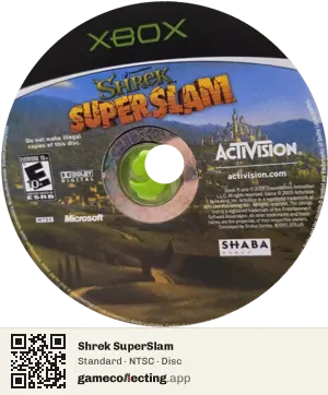 Shrek SuperSlam Xbox, NTSC disc