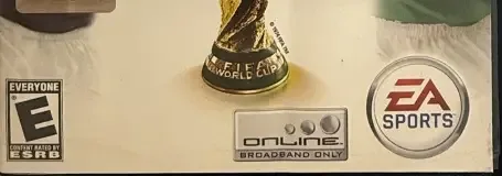 FIFA World Cup: Germany 2006, the ESRB box on its front
