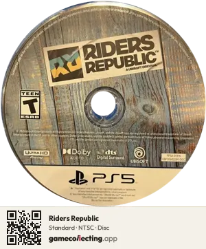 Riders Republic PlayStation 5, NTSC disc