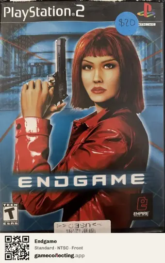 Endgame PlayStation 2, NTSC box front