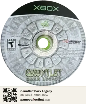 Gauntlet: Dark Legacy Xbox, NTSC disc