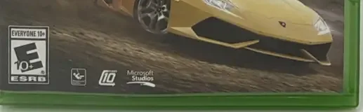 Forza Horizon 2, the ESRB box on its front