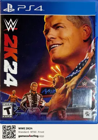 WWE 2K24 PlayStation 4, NTSC box front