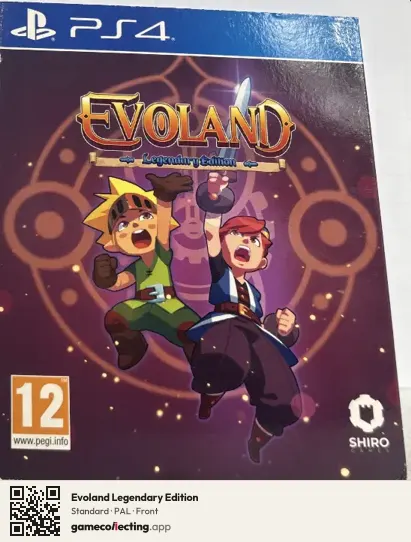 Evoland Legendary Edition PlayStation 4, PAL box front