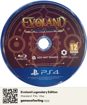 Evoland Legendary Edition PlayStation 4, PAL disc