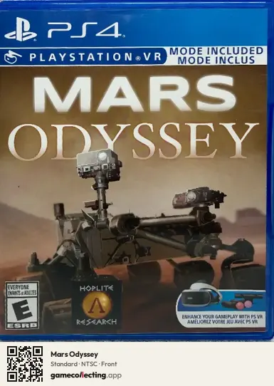 Mars Odyssey PlayStation 4, NTSC box front