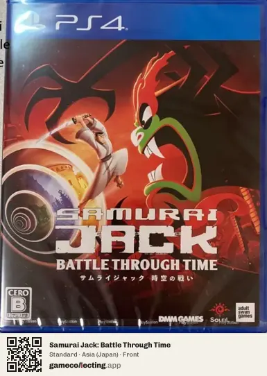 Samurai Jack: Battle Through Time PlayStation 4, Asia box front