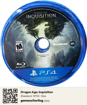 Dragon Age: Inquisition PlayStation 4, NTSC disc